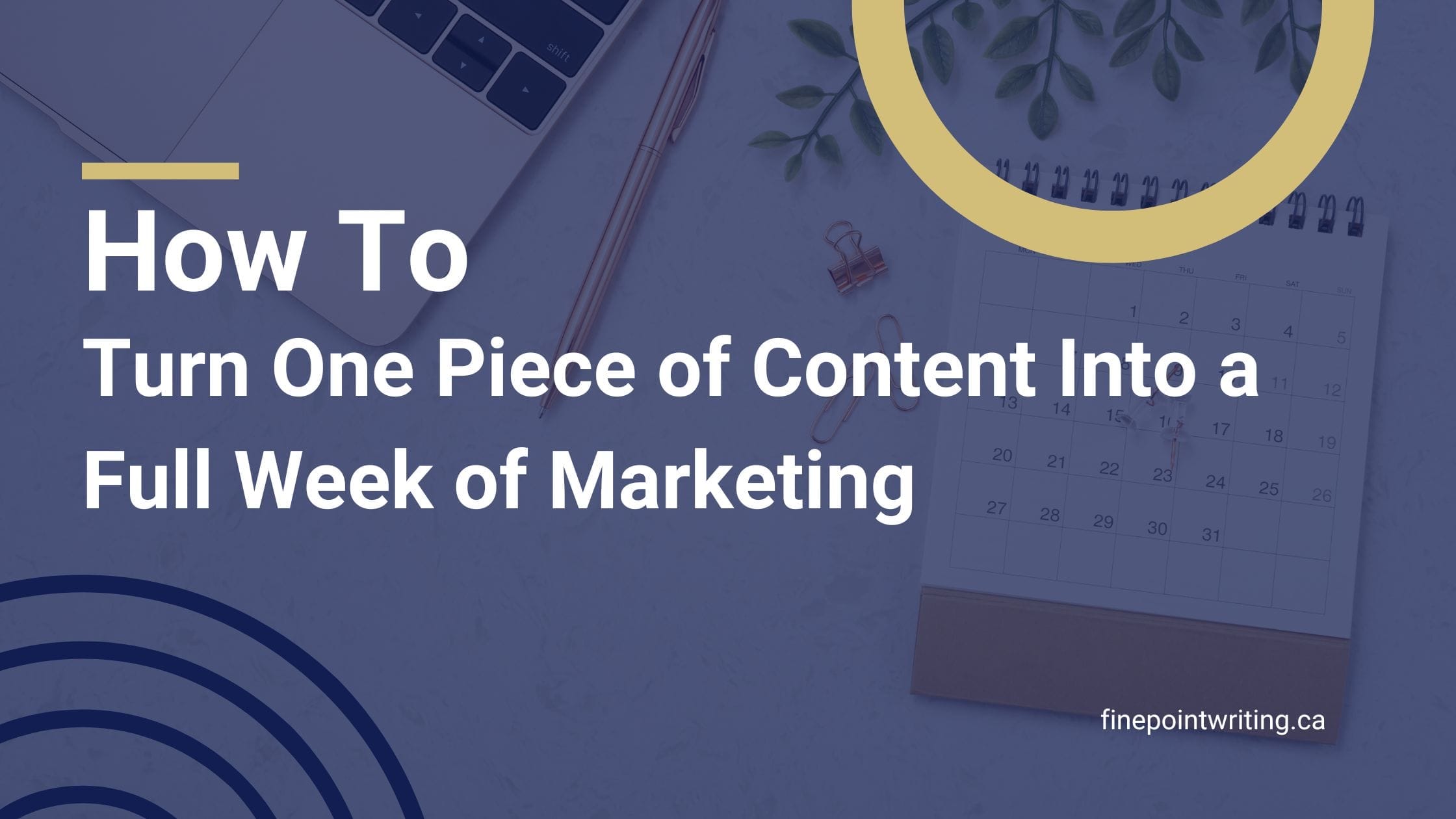 Stop creating content from scratch every week. Here's the repurposing system that turns one blog post into a full week of strategic marketing content.