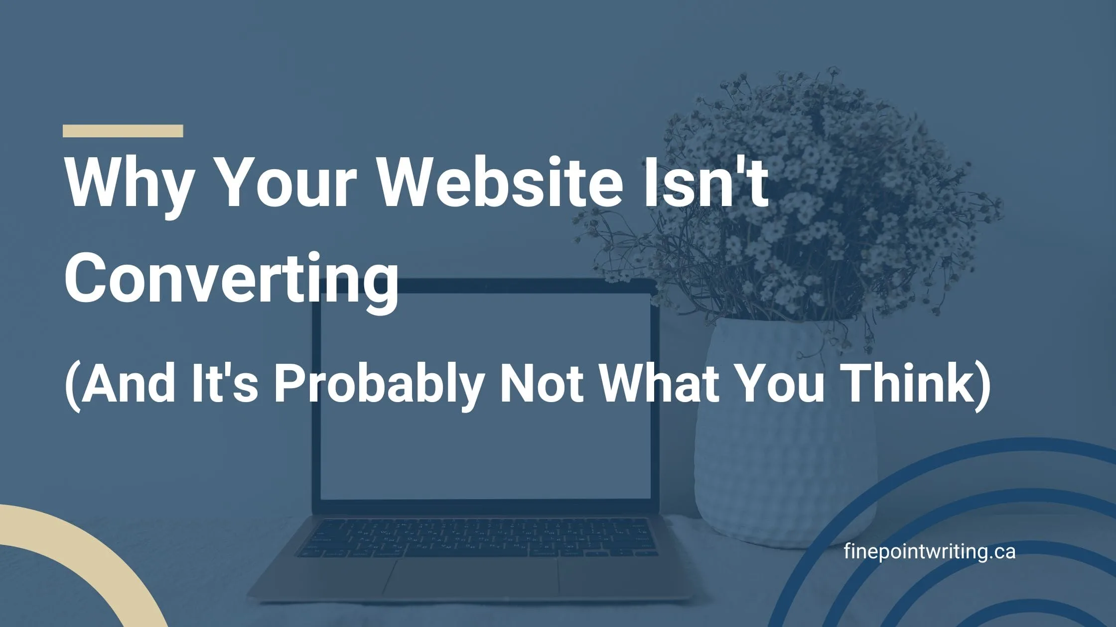Most people blame poor design for underperforming websites, but often, unclear messaging is the culprit. Get a 15-minute audit to find the gap and fix it fast.
